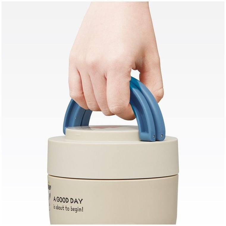 SNOOPY スヌーピー Good Day 保温弁当箱 540ml 小さめ 持ち手付き