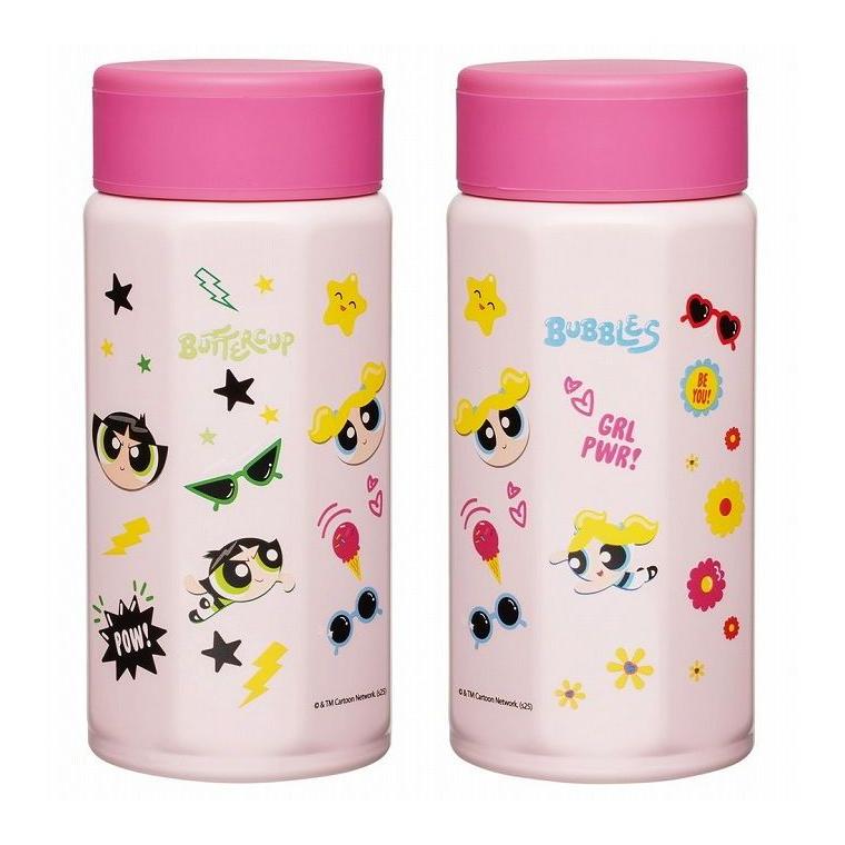 パワーパフガールズ 八角形 ステンレス マグ ボトル 水筒 350 ml 直