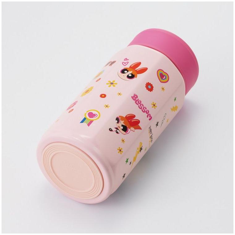 パワーパフガールズ 八角形 ステンレス マグ ボトル 水筒 350 ml 直