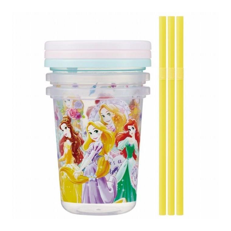 ディズニー disny プリンセス 2026 ストロー付 タンブラー 320ml 3個