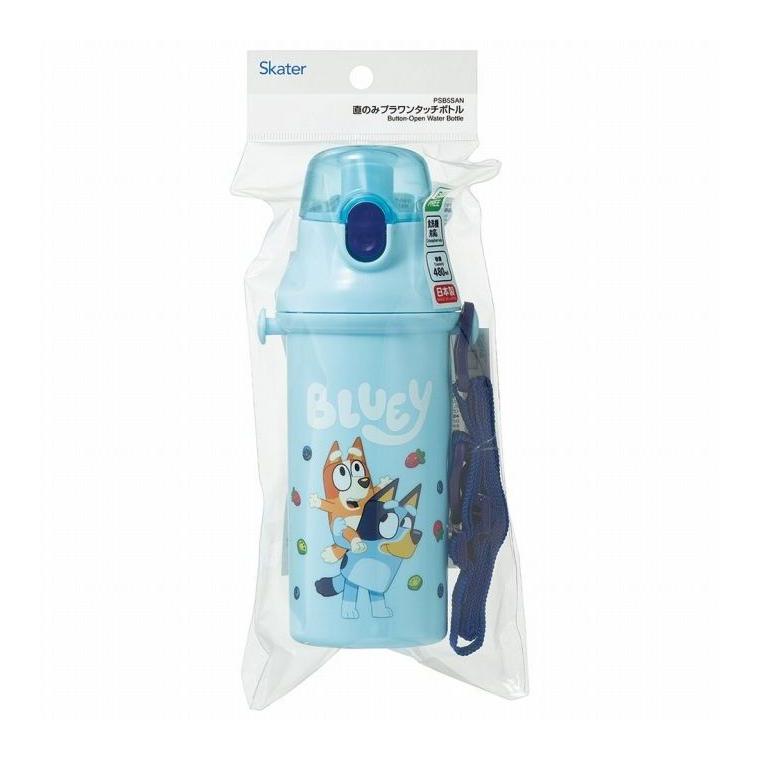 Bluey ブルーイ 水筒 キッズ ワンタッチ プラスチック 直飲み ボトル