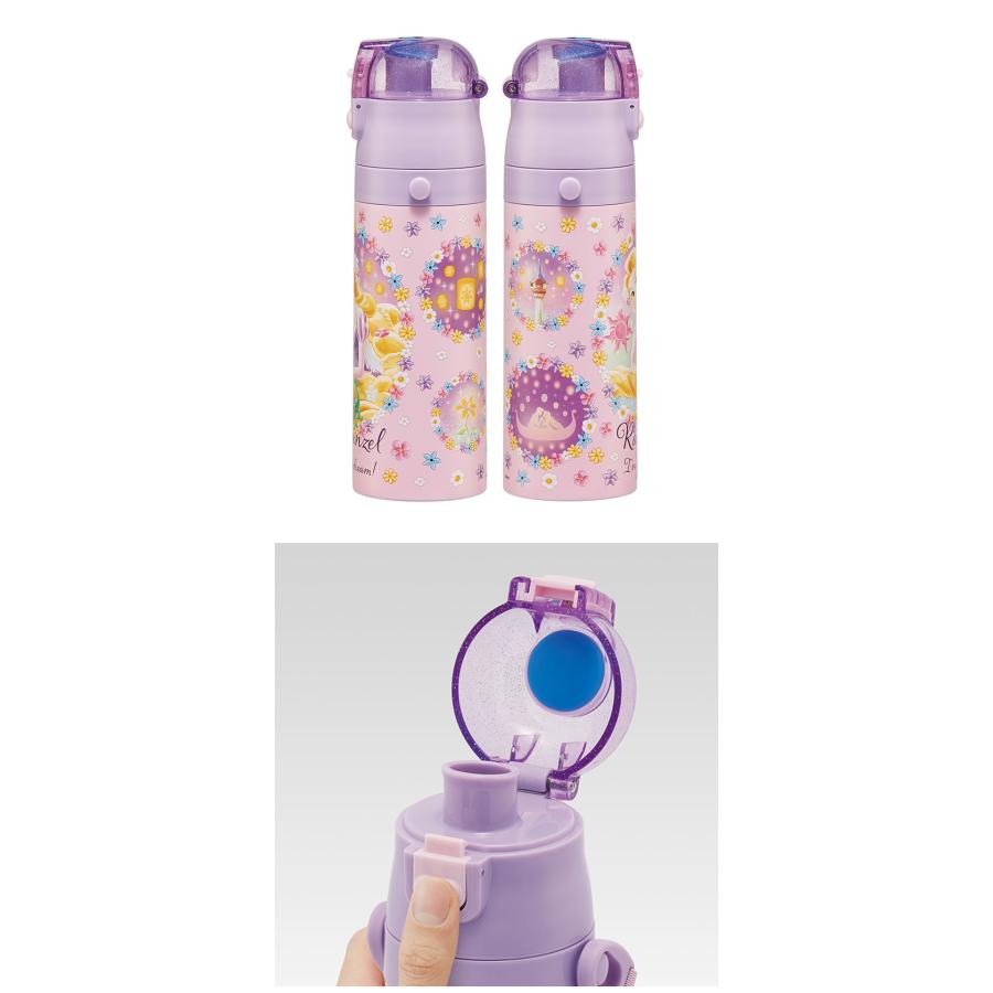 ディズニー プリンセス 新柄 水筒 キッズ 2WAY仕様 直飲み・コップ飲み