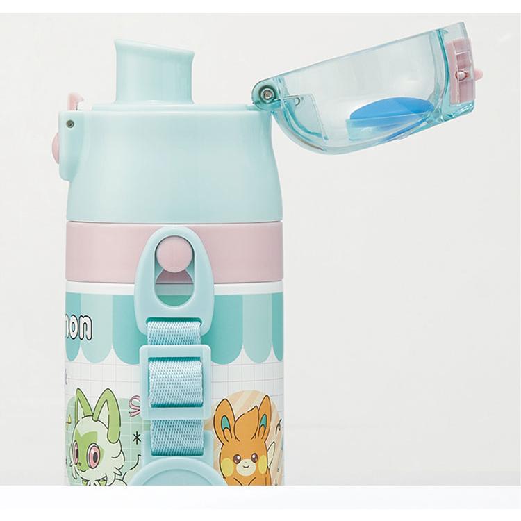 スケーター 水筒 ポケモン新柄 キッズ 直飲み 470ml 保冷 ステンレス