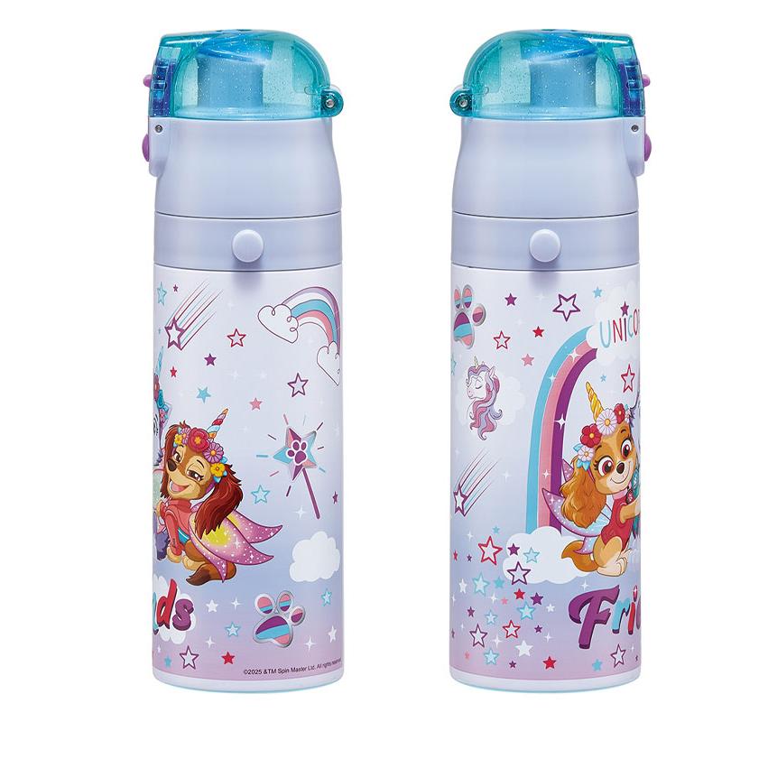 パウ・パトロール 新柄 水筒 キッズ 直飲み 470ml 保冷 ステンレス