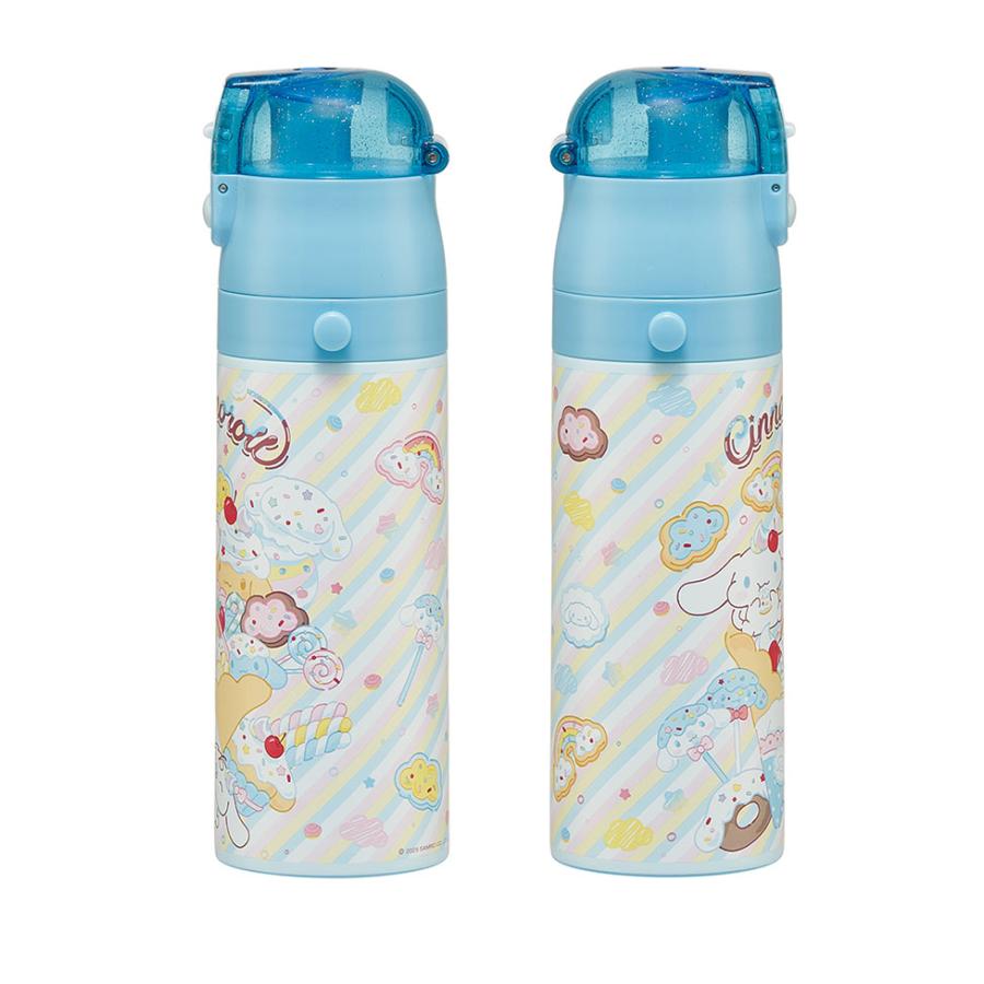サンリオ 新柄 水筒 キッズ 直飲み 470ml 保冷 ステンレスボトル