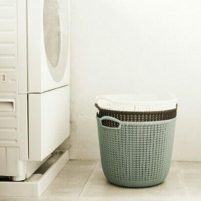 1194円 人気海外一番 ランドリーバスケット Curver カーバー ニットランドリーバスケット 30l 洗濯かご 脱衣かご 洗濯物入れ おしゃれ 北欧
