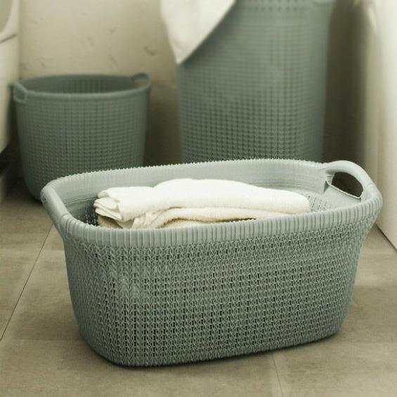 ランドリーバスケット Curver カーバー ニットランドリーバスケット 40l 洗濯かご 脱衣かご 洗濯物入れ おしゃれ 北欧 リコメン堂 通販 Paypayモール