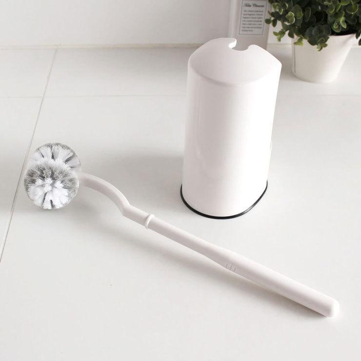 294円 再再販 トイレブラシ W071 マーナ ホワイト パナソニック アラウーノ 推奨品 おしゃれ シンプル トイレ掃除 新生活