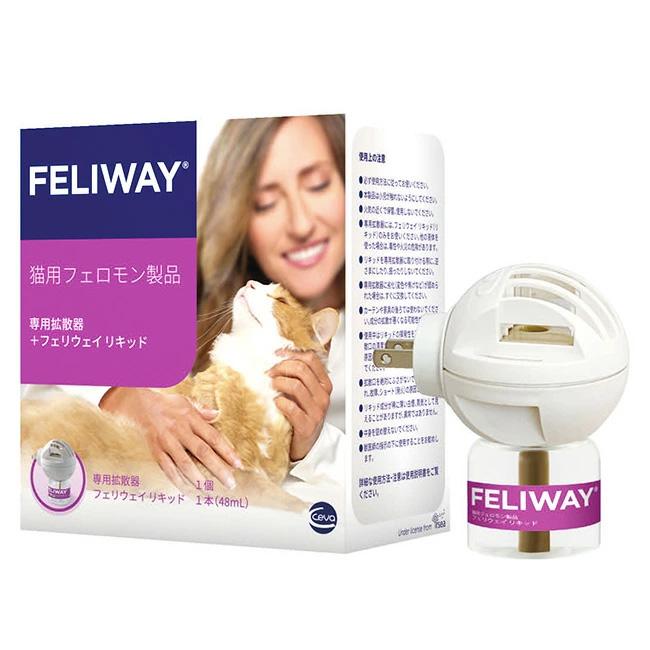 セバジャパン フェリウェイ 専用拡散器1個+リキッド 猫用 48ml 