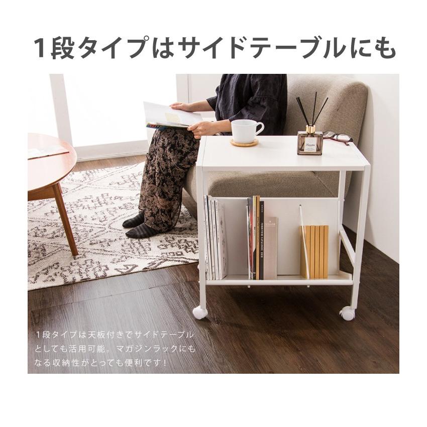 新品・送料無料】リビング・オフィスの収納に最適なルームワゴン3段