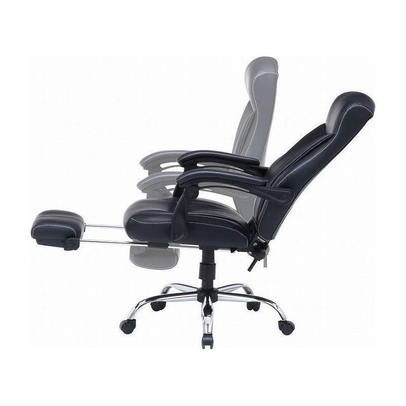 ブランドのギフト チェア リクライニング ブラック 幅69 5cm 奥行55cm 高さ105 113cm 座面高さ 42 50cm 代引不可15 130円 Whitesforracialequity Org