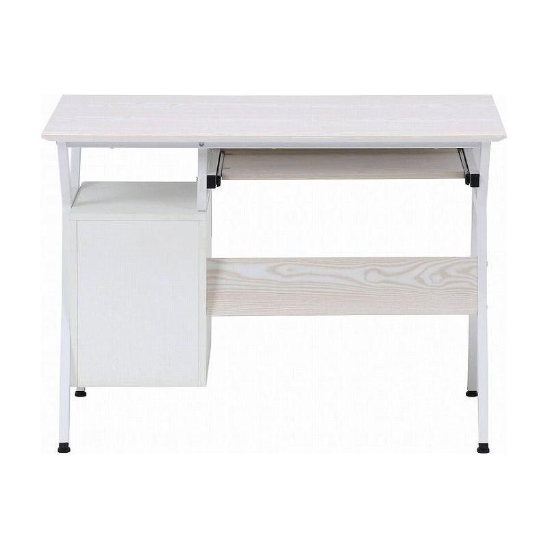 デスク ホワイト 幅100×奥行54×高さ72cm 組立品 デスク ホワイト 幅100cm 奥行54cm 高さ72cm 代引不可 : リコメン堂