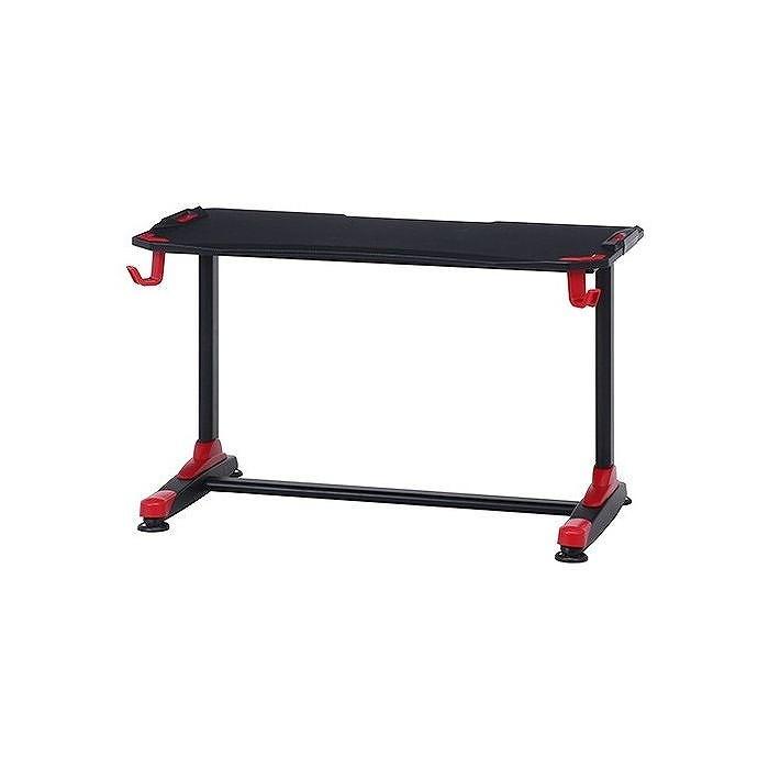 ゲーミングデスク GAMING DESK XeNO ゼノ イージー01 W1200×D650×H730mm PVCシート MDF 鉄 おしゃれ レッド 代引不可