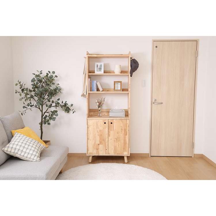 NS 壁面収納ユニット ボトムキャビネット 収納ラック 扉付き サイド