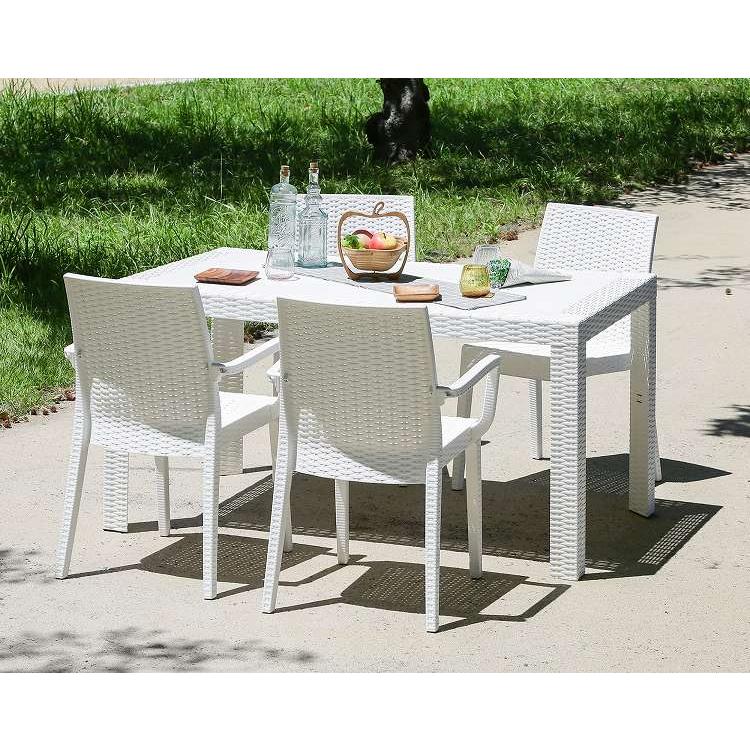 ステラ テーブル 80×140 ブラック 11238 グレー 12288 ホワイト 12518