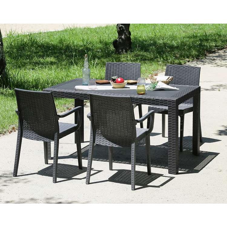 【新品・送料無料】ステラ　テーブル　８０×１４０　グレー ステラ テーブル 80×140 ブラック 11238 グレー 12288 ホワイト 12518