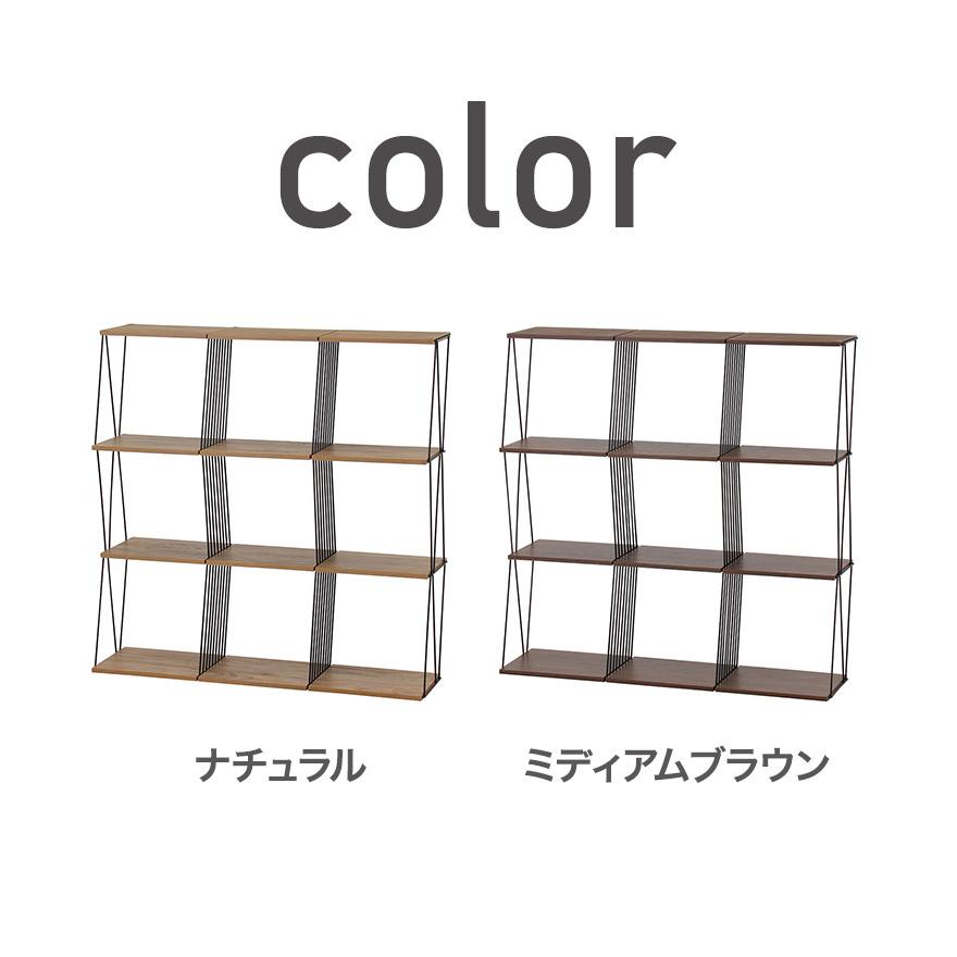 ディスプレイラック 4段 本棚 ワイヤーディスプレイラック 幅約118cm オープンラック コレクション棚 ブックシェルフ ワイヤーラック おしゃれ 代引不可_11