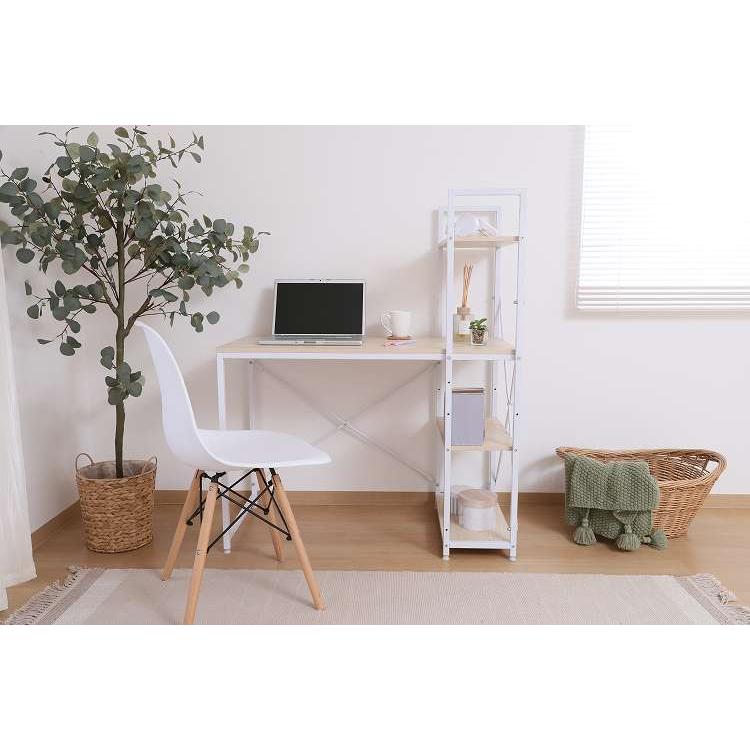 ラック付きデスク アチーブWN アチーブOAK デスク 代引不可 : リコメン