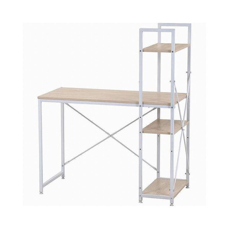 ラック付きデスク アチーブWN アチーブOAK デスク 代引不可 : リコメン