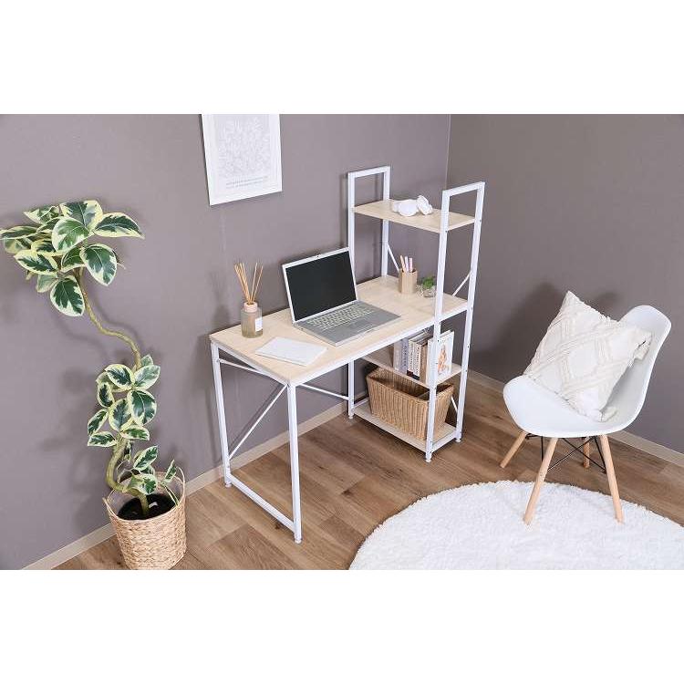 ラック付きデスク アチーブWN アチーブOAK デスク 代引不可 : リコメン