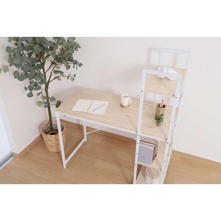 ラック付きデスク アチーブWN アチーブOAK デスク 代引不可 : リコメン