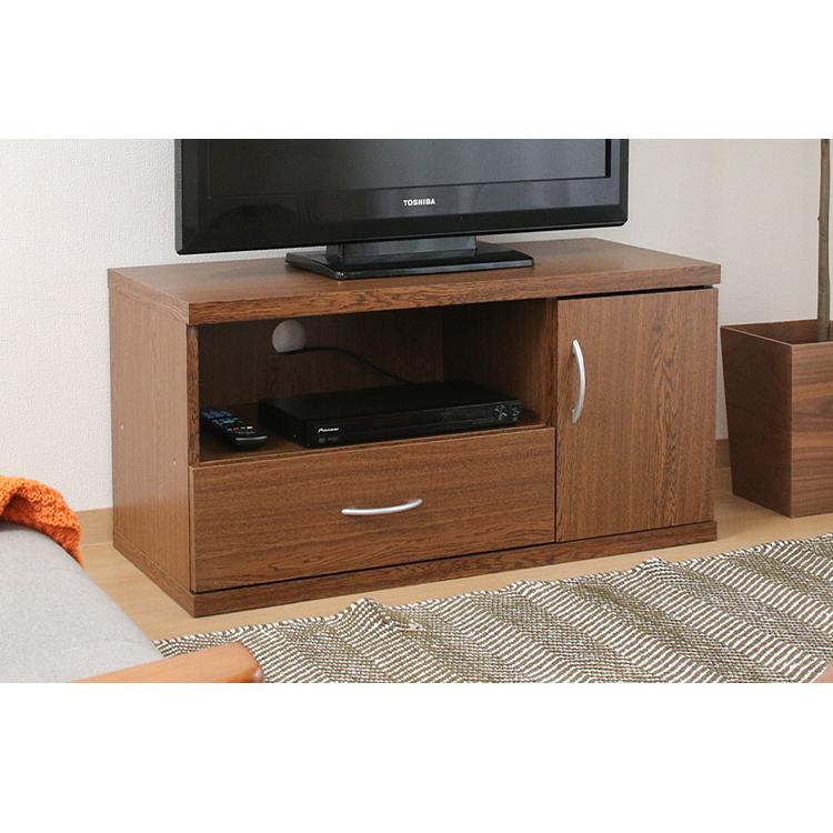テレビ台　ローボード テレビ台 テレビボード 幅89cm ローボード 引き出し付き 扉収納 コード