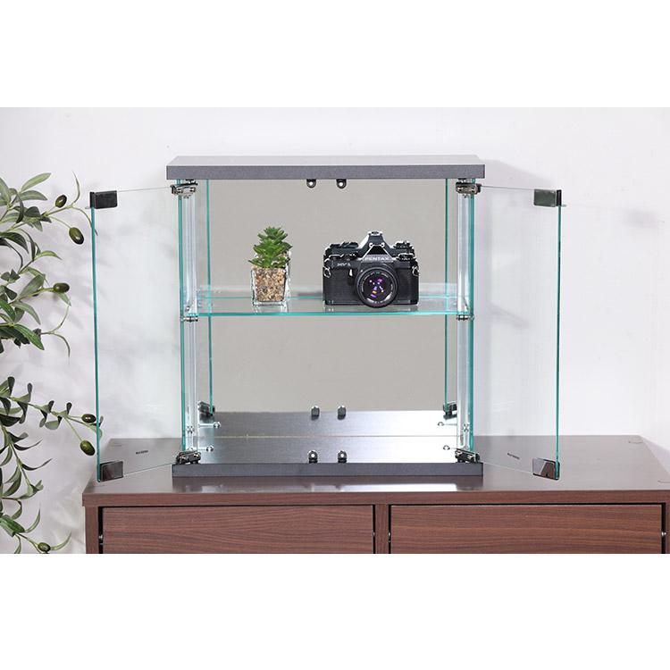 ディスプレイケース コレクションケース コレクションシェルフ 背面ミラー 2 不二貿易 ショーケース 幅42.5cm 3段 背面ミラー コレクション