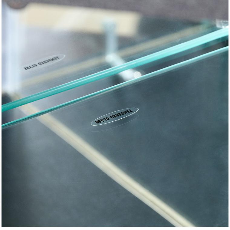 コレクションケース 卓上タイプ ガラス窓 背面ミラー 飾り棚 幅42.5