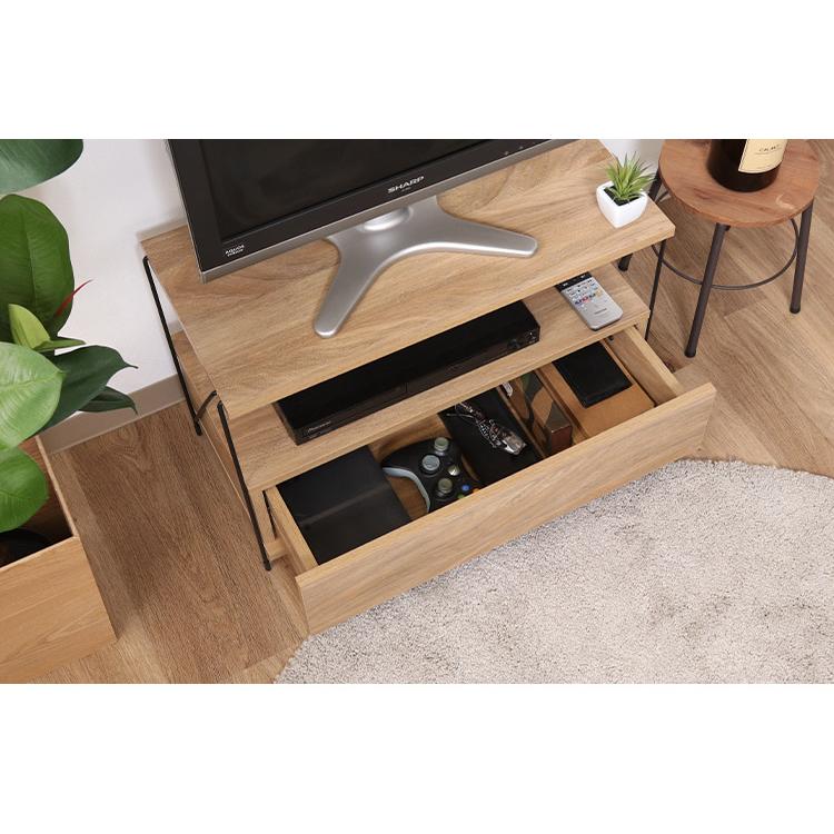PayPay可 【手稲リサイクル】ワイドオープンラック　ブラウン 棚　 テレビボード￥6,000- RASIK（ラシク） Stova ワイド テレビボード 幅180cm 55型対応