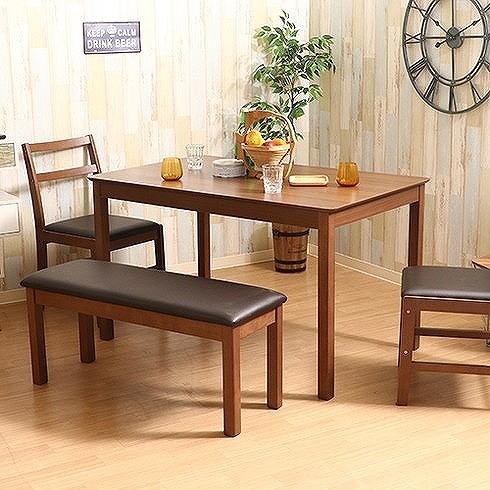 w1200木製ダイニングテーブル UNICO FANEAT 木製ダイニングテーブル W1200