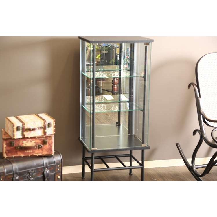 レグラス コレクションケース スタンド 3段 ミラータイプ BK 代引不可  