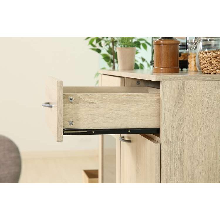 キッチン収納キャビネット 90×40 キッチンボード キャスター付き キッチンカウンター キャビネット キッチン収納 代引不可_12