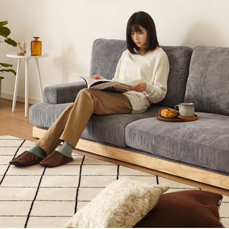 ソファ コーデュロイソファ 幅188cm 完成品 3p 3人掛け ロー ソファ コーデュロイソファ 幅188cm 完成品 3p 3人掛け ロー