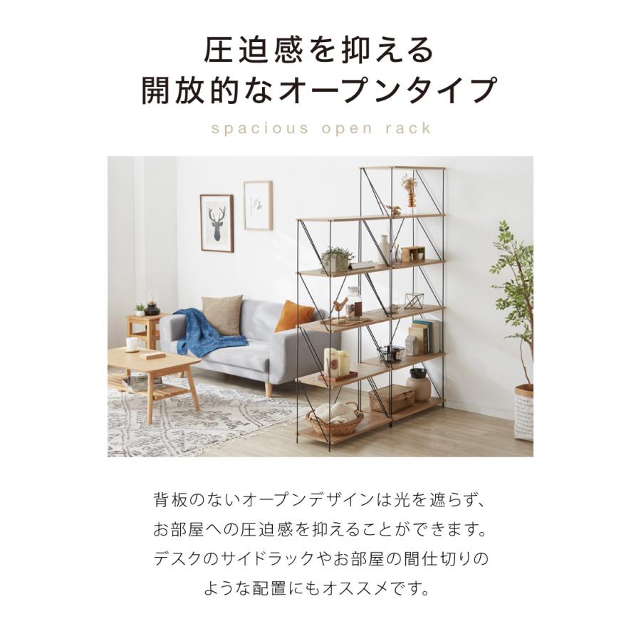 ワイヤーラック 2段 幅62cm 木目調 スチール 組み立て簡単 工具不要