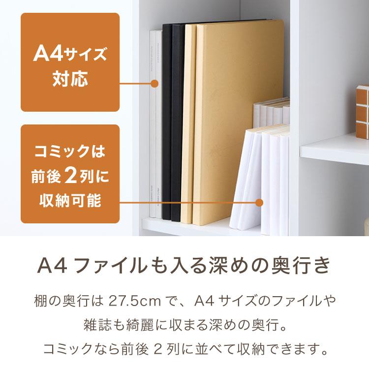 フリーボックス 2列 カラーボックス 収納ボックス A4 収納ケース 2段 3