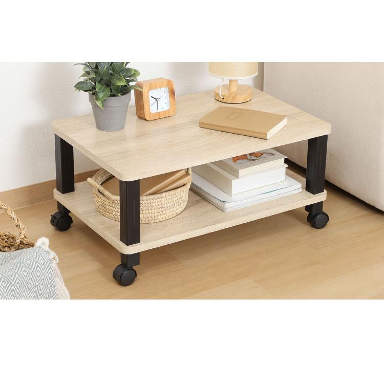 工具不要 マルチテーブル キャスター付き センターテーブル オープン