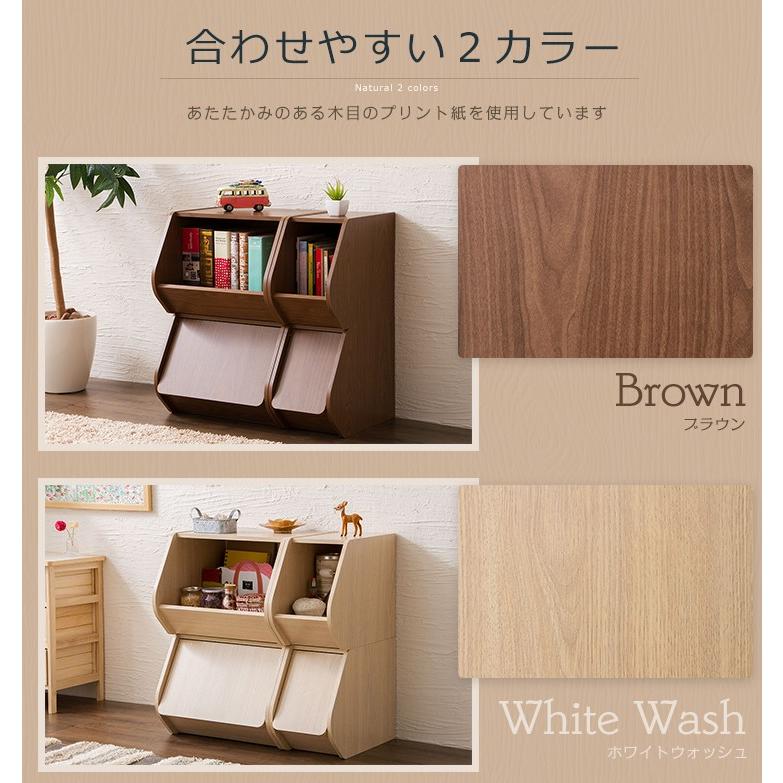 ブロックボックス Klotz スリムタイプ 扉付き 収納ボックス スタック