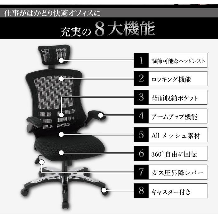 リコメン堂 オフィスチェア アームアップチェア マスター3 在宅ワーク