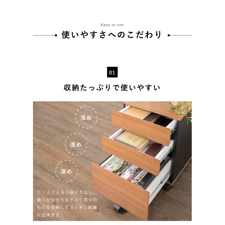 インキャビネット SMART デスクワゴン キャビネット デスクチェスト