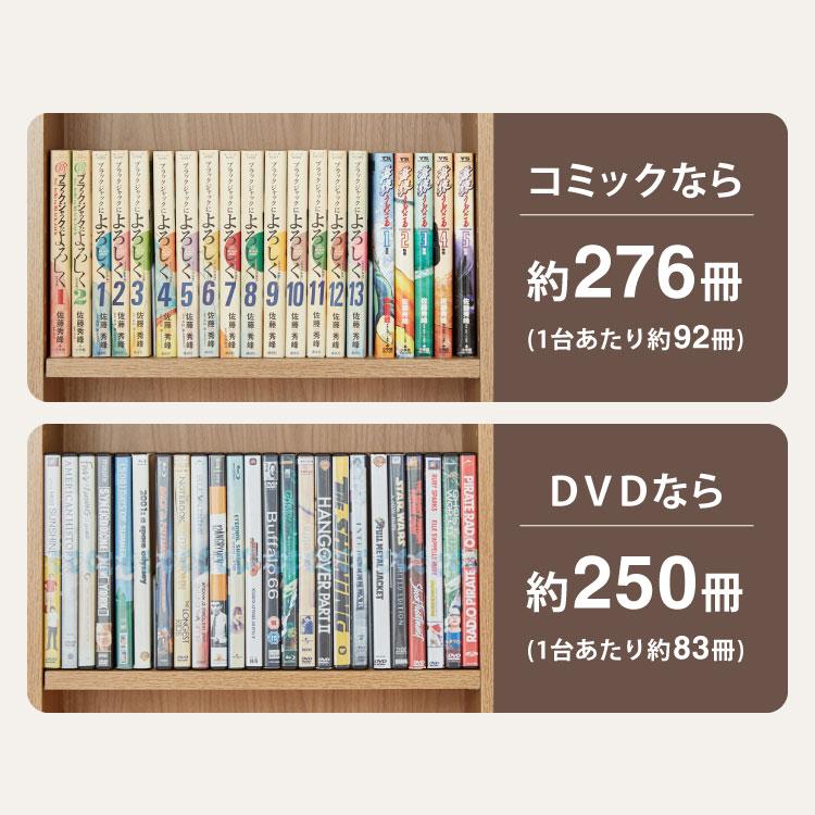 スライド本棚　3連　キャスター付き　隙間収納　＜1＞ 本棚 スライド スリム 3列 ハーフタイプ 大容量 キャスター付き