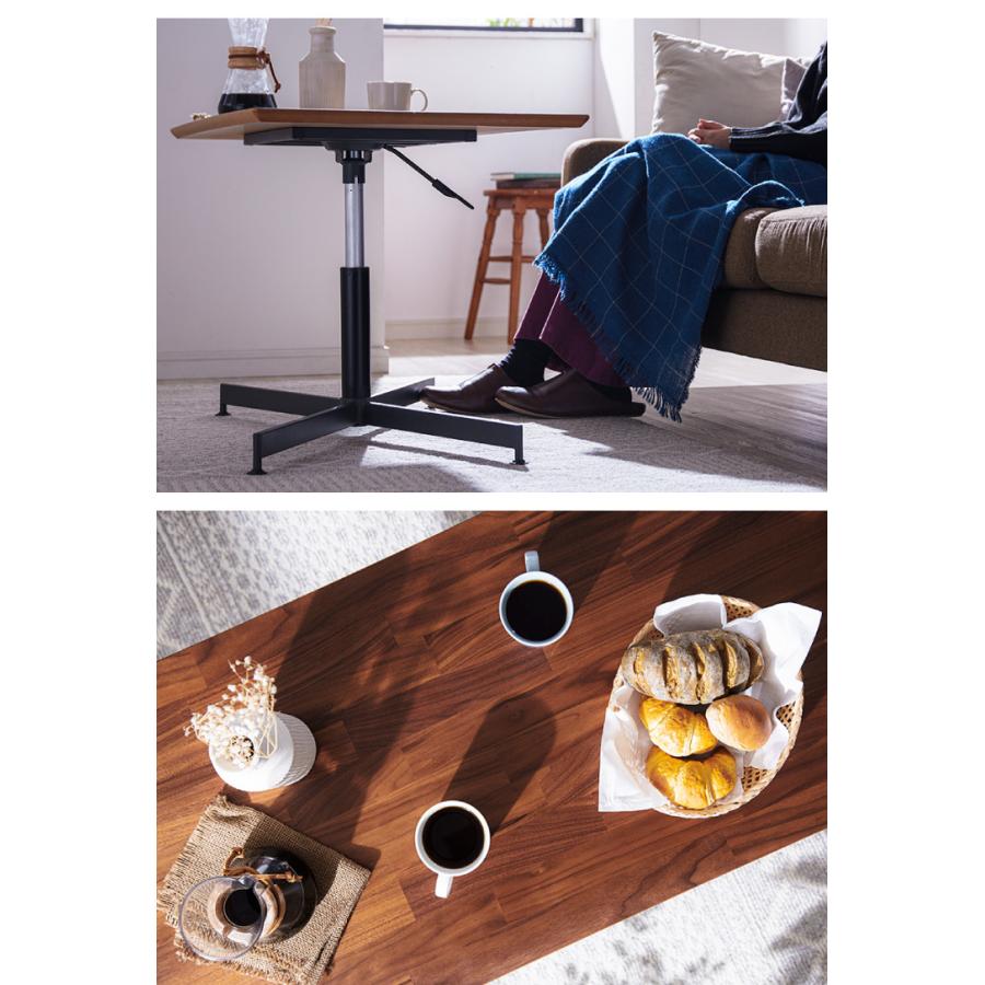 昇降式ダイニングテーブル　105×60 ウォールナット recommendo_fb-table-uc-4260