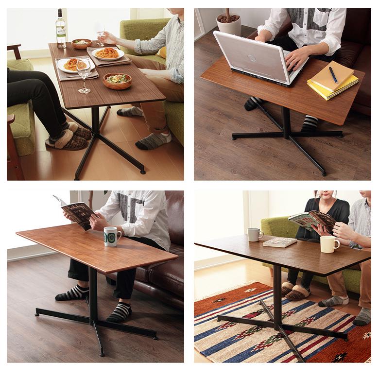 リコメン堂 ウチカフェテーブル トラヴィ 105×50 木製 カフェ おしゃれ  