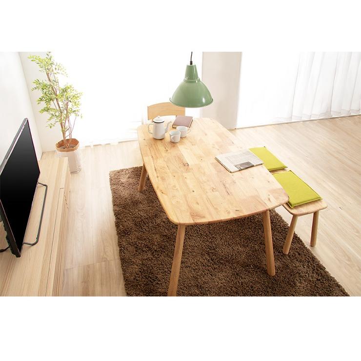 Natural Signature ダイニングテーブル ティムバ 135×80cm 天然木 木製  