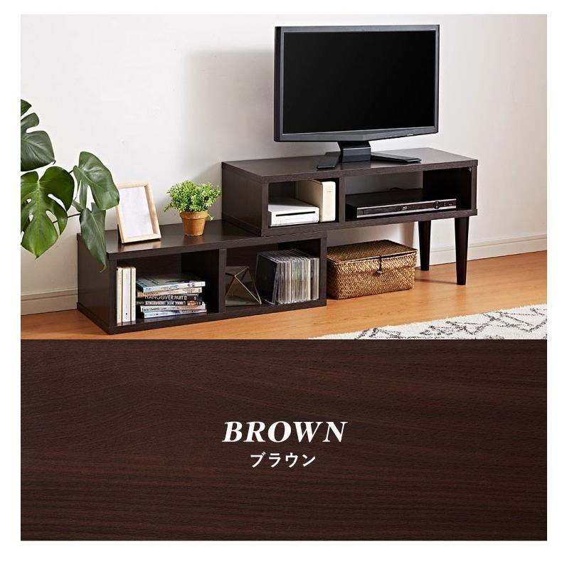 新品　テレビ台　伸縮　ワイド　コンパクト さわやかな伸縮テレビ台 FA-75EX--WOK ホワイトオーク ホーム