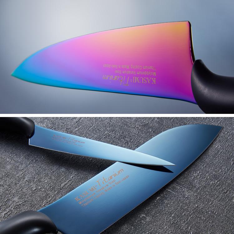 KASUMI Titanium チタン 三徳包丁 未使用