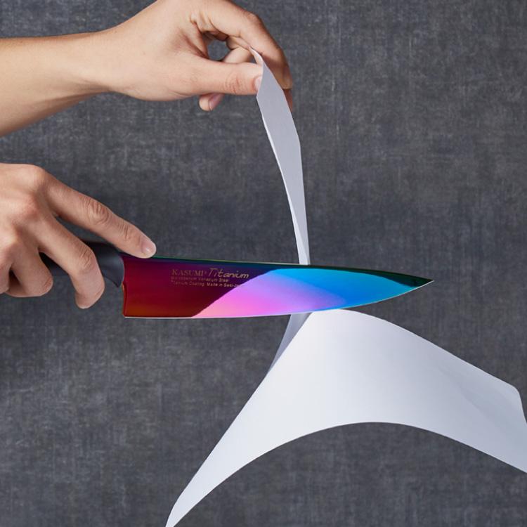 スミカマ 日本製 霞 KASUMI チタニウム 三徳包丁 ペティナイフ 牛刀 3