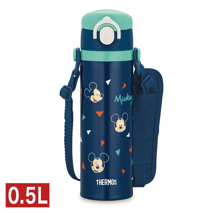 サーモス Thermos 水筒 真空断熱キッズケータイマグ 0 5l ネイビー ミッキー 学校 Nvy Joi 500ds スポーツ 子供 キッズ 注文後の変更キャンセル返品 ボトル