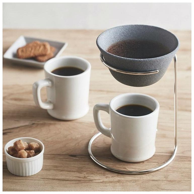 日本製 波佐見焼 コーヒーフィルター兼ドリッパー スタンドセット
