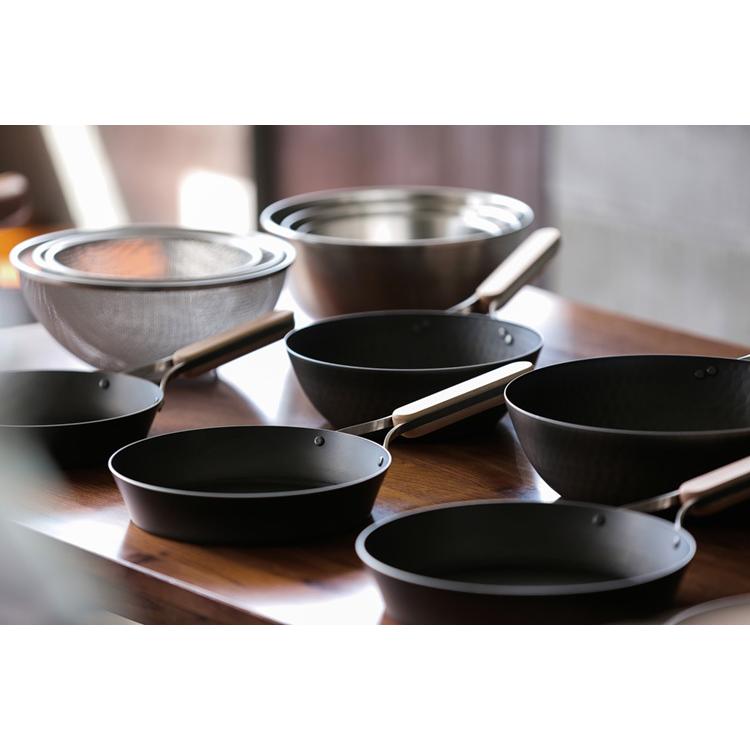 enzo 日本製 燕三条 女性も振れる中華鍋 28cm 炒め料理に ガス火・IH