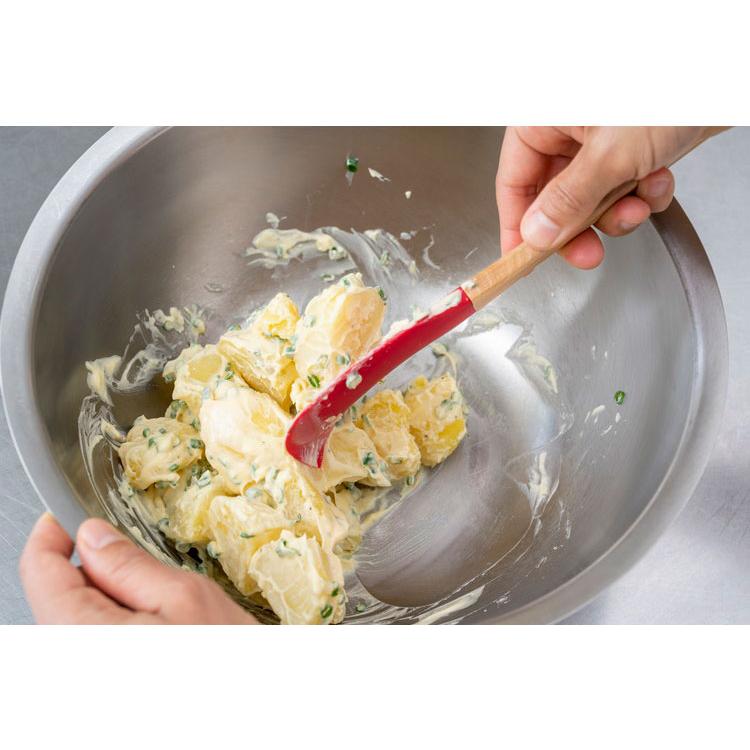 ラバーゼ 日本製 シリコーンヘラ スパチュラ レッド 赤 シリコン